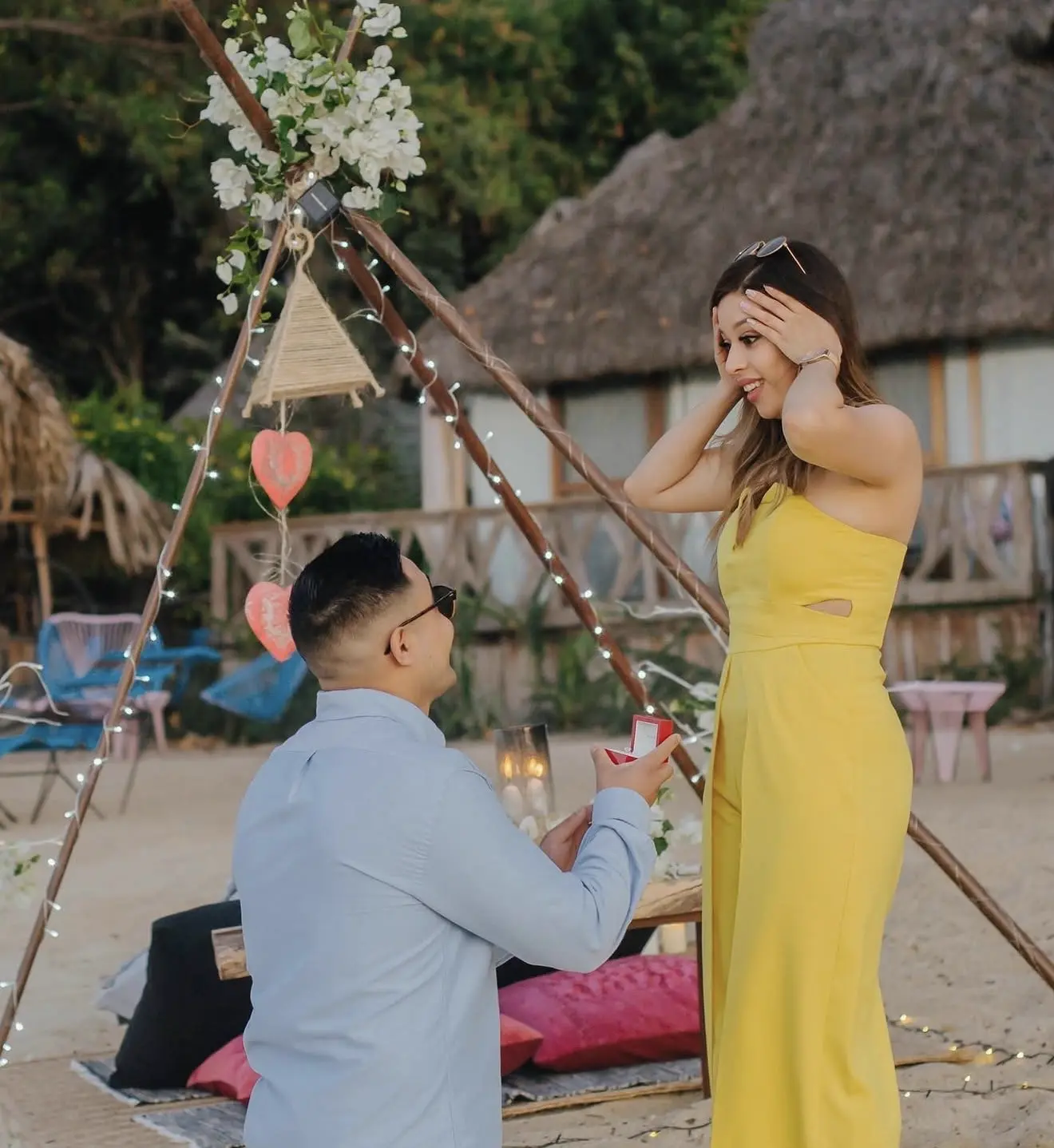 Marriage proposal in Puerto Vallarta, moment 1